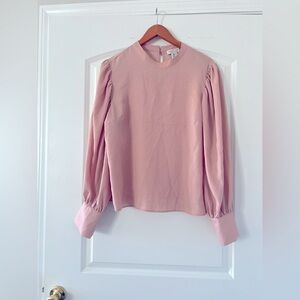 Rachel Zoe Pink Long Sleeve Blouse | XL
